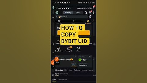 COPY YOUR BYBIT UID LIKE THIS #bybit