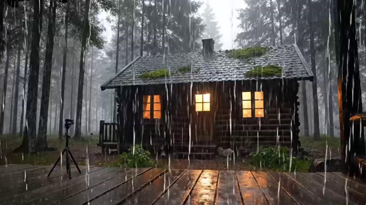 Heavy Rain and Thunder for Relaxation