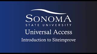 Introduction to Siteimprove