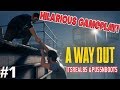 HILARIOUS "A WAY OUT" CO-OP  GAMEPLAY WITH ITSREAL85 & PU55NBOOT5!