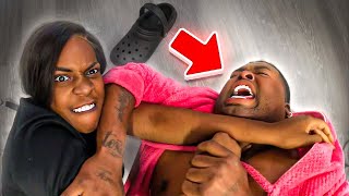 BINKS &amp; TERON FOUGHT IN FRONT OF OUR MOM FOR THE FIRST TIME | HE LOCKED US OUT (HILARIOUS)