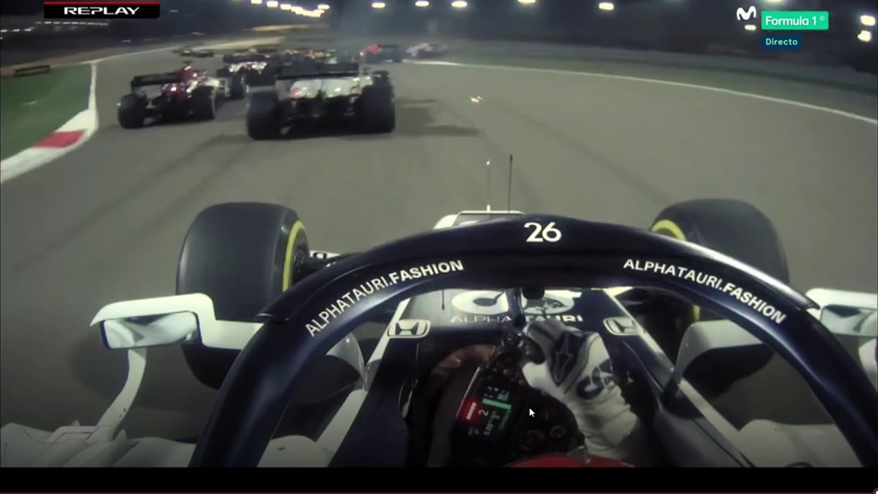 ACCIDENTE  Grosjean GP Baréin F1 2020