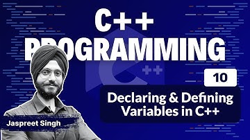 Declaring and Defining Variables in C++