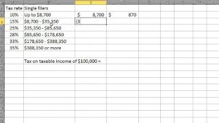 Using tax brackets to calculate tax screenshot 5