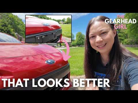 I Finally Got Rid of Serenity's Front License Plate Holder | 2013 Subaru BRZ