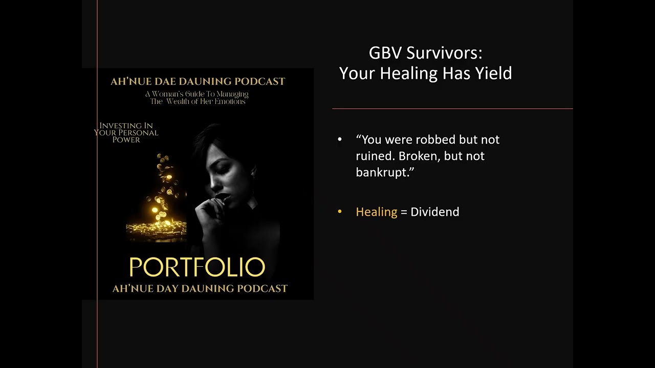 AhNue Dae Dauning Podcast: Asset Allocation; Stewarding Your Emotional Currency