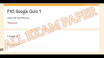 #pseb board class 12 physics, pas Google quiz 1, 5 August 2021 full solution,