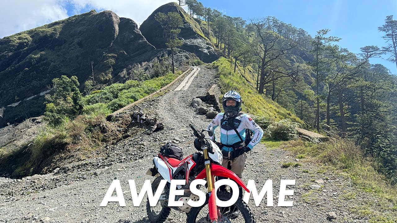 Revenge Riding Tacadang on my CRF150L! INCREDIBLE Steep Trail | MNL to Kibungan