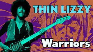 Bass Lesson + Bass TAB // Warriors by Thin Lizzy