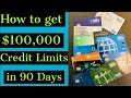 How to get $100,000 in Credit Limits in 90 days. Secret Funding Strategy for 2021