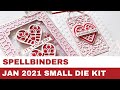 #26 Spellbinders January 2021 Small Die Kit - Card Inspirations