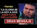 FARRUKO DA LA GLORIA A DIOS Y HABLA DE LA GUERRA EN PREMIOS LO NUESTRO