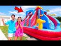 COSTRUIAMO UN PARCO GIOCHI GONFIABILE IN CASA!!