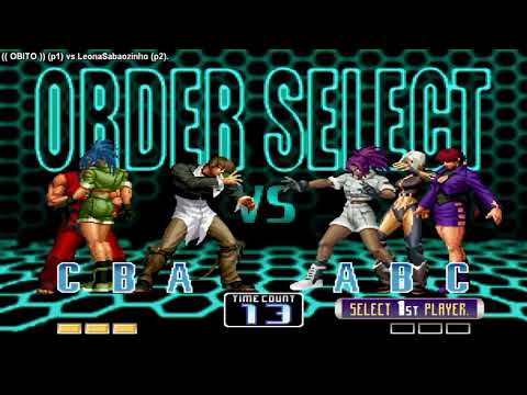[FightCade King of Fighters 2002] (( OBITO )) vs LeonaSabaozhino