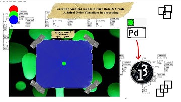 Creating sci fi horror sound in Pure Data & Create A Spiral Noise Visualizer in processing