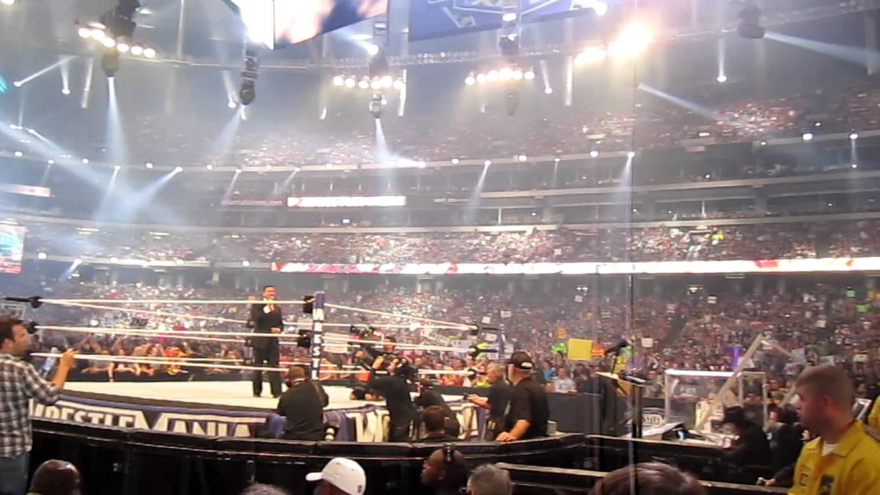 WWE Wrestlemania 27 Dome Atlanta GA YouTube