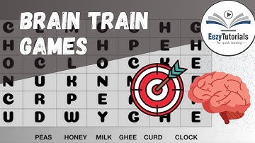 Brain Train Games Ep3 Part 3 Puzzles Find Me, Simple Word Search, Are You Alert, Number Search Games