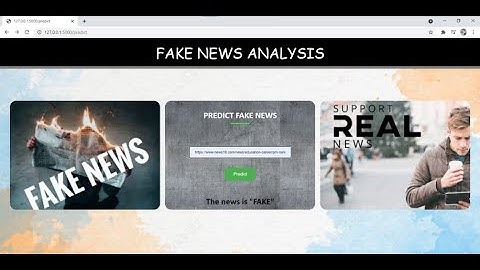 Fake News Analysis using NLP