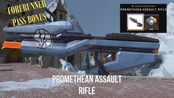 Promethean Assault Rifle - Bonus Forerunner Item - Halo Infinite