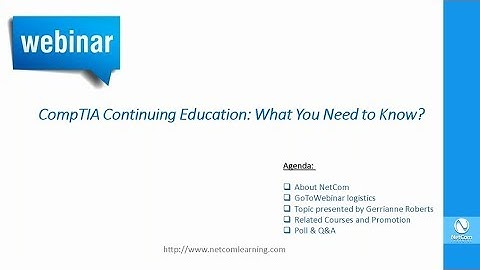 CompTIA Continuing Education: What You Need to Know?
