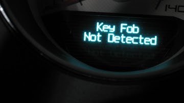 Key Fob not detected 2012 Dodge Challenger SXT