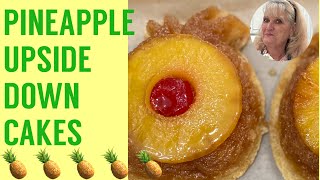 LET'S MAKE MINI PINEAPPLE UPSIDE DOWN CAKES. Perfect dessert for any occasion.#pineapple #nordicware