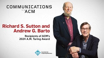 June 2025 CACM: Richard S. Sutton and Andrew G. Barto, Recipients of ACM