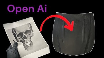 Airbrush Skull Stencil Using Open AI