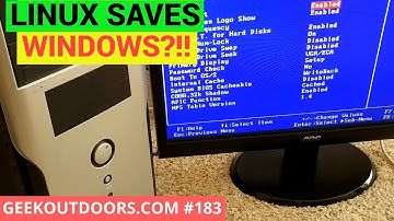 Linux Saves Windows?!! Linux Mint 18/Ubuntu MATE Installs Geekoutdoors.com EP183