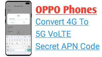 OPPO Phone Convert 4G To 5G || Secret APN Code To increase Internet Speed in OPPO