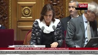 Proposition de loi relative à l'amélioration du régime de la commune nouvelle - SEANCE (16/12/2014)