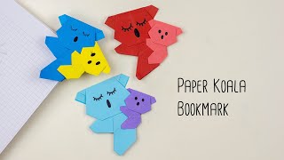 Origami Bookmark - Paper Koala Bookmark - How To Make Bookmark - Paper Craft - DIY