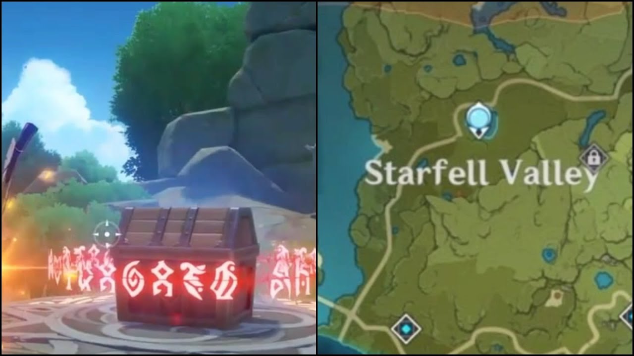 Hidden Chests in Starfell Valley that you might have missed. Genshin Impact