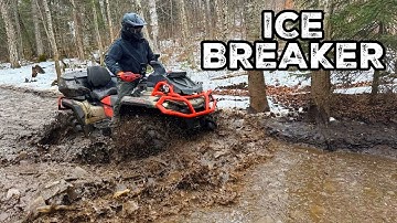 Snow Covered Trails…We Didn’t Expect THIS! CAN-AM Outlander XMR 1000