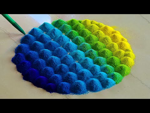 Vat Purnima Special Rangoli Designs || Satisfying rangoli videos || वटपौर्णिमा रांगोळी
