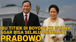 VIRAL‼️ PRESIDENT PRABOWO FINALLY OFFICIALLY BRINGS MOTHER TITIEK TO THE STATE PALACE AS FIRST LA...