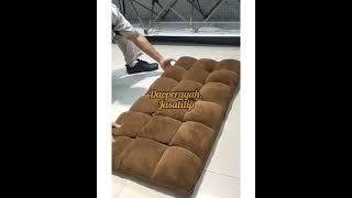 Kursi Lantai Lesehan Lipat Coklat