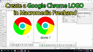 Create a Google Chrome LOGO in Macromedia Freehand | Logo Design