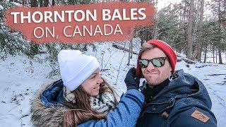 Winter Hike in Thornton Bales Conservation Area, Ontario Canada [Travel Vlog]