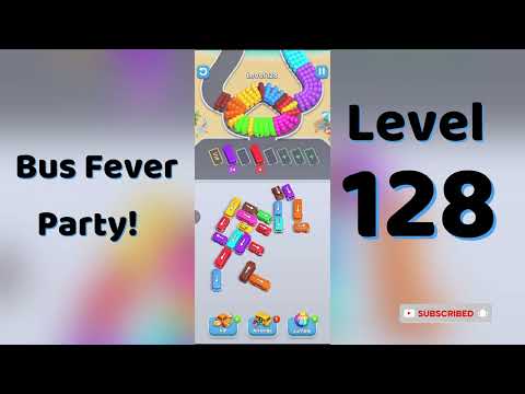 【Bus Fever! Car Jam Escape】Level 128攻略！待機枠を埋めずにクリアする手順