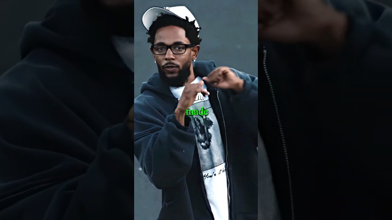 Kendrick Lamar is a TRUE Artist 👑 #shorts