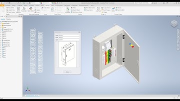 Autodesk Inventor 2021 Tutorial E16 - Resize electrical cabinet ( iLogic)