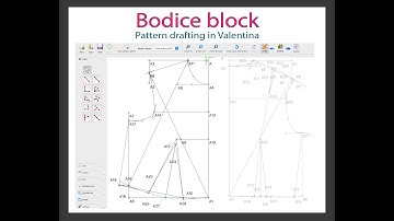 Bodice draft in Valentina/Seamly2D (Armstrong
