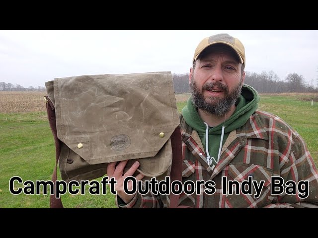 Campcraft Outdoors XL Haversack, Bushcraft Bag, Foragers Bag, Waxed Canvas Bag