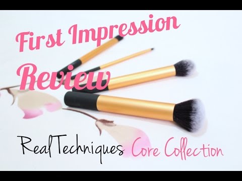 Real Techniques Core Collection First Impression and Review