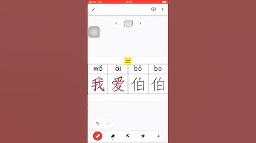How to write 我爱伯伯 #how to write #write #Chinese #Stroke #HSK #stroke order #train #trainchinese