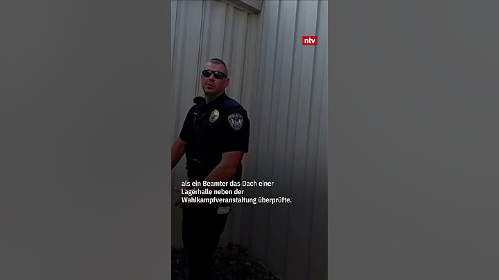 Bodycam-Videos zeigen wie Polizei Trump-Attentäter auf Dach entdeckt | #ntv #shorts #trump