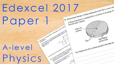 Edexcel 2017 Paper 1 - A-level Physics Past Paper