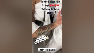 Converted Muslim Doing Tawaf Dont Make Issue On His Tattoo #shorts #viral #shortvideo #viral