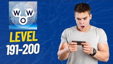 Words of Wonders: Crossword level 191-200 | Word puzzles | levels 191-200|#WOW #puzzle #crossword